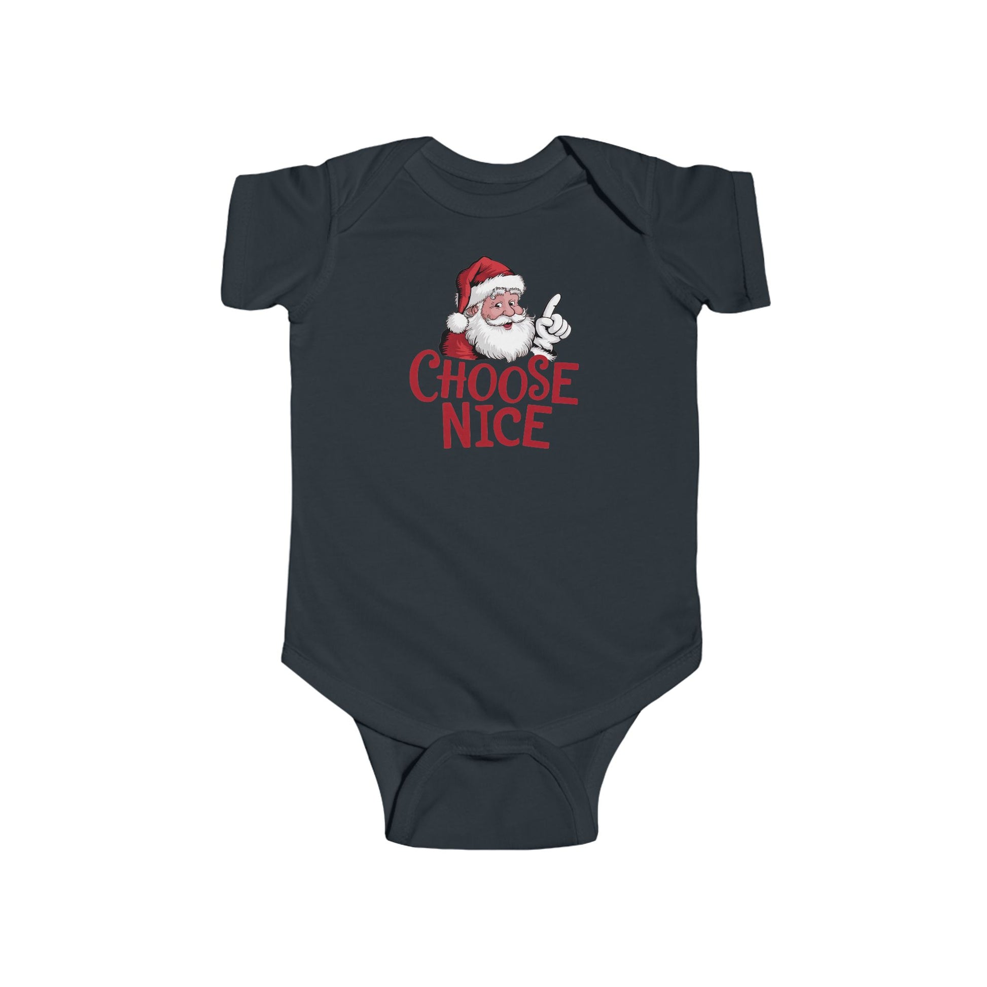 Choose Nice Santa Clause Onesie