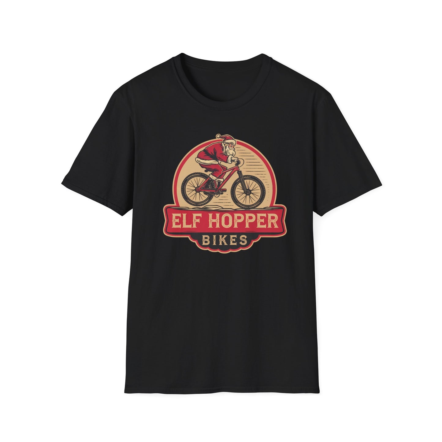 santa biker funny shirt