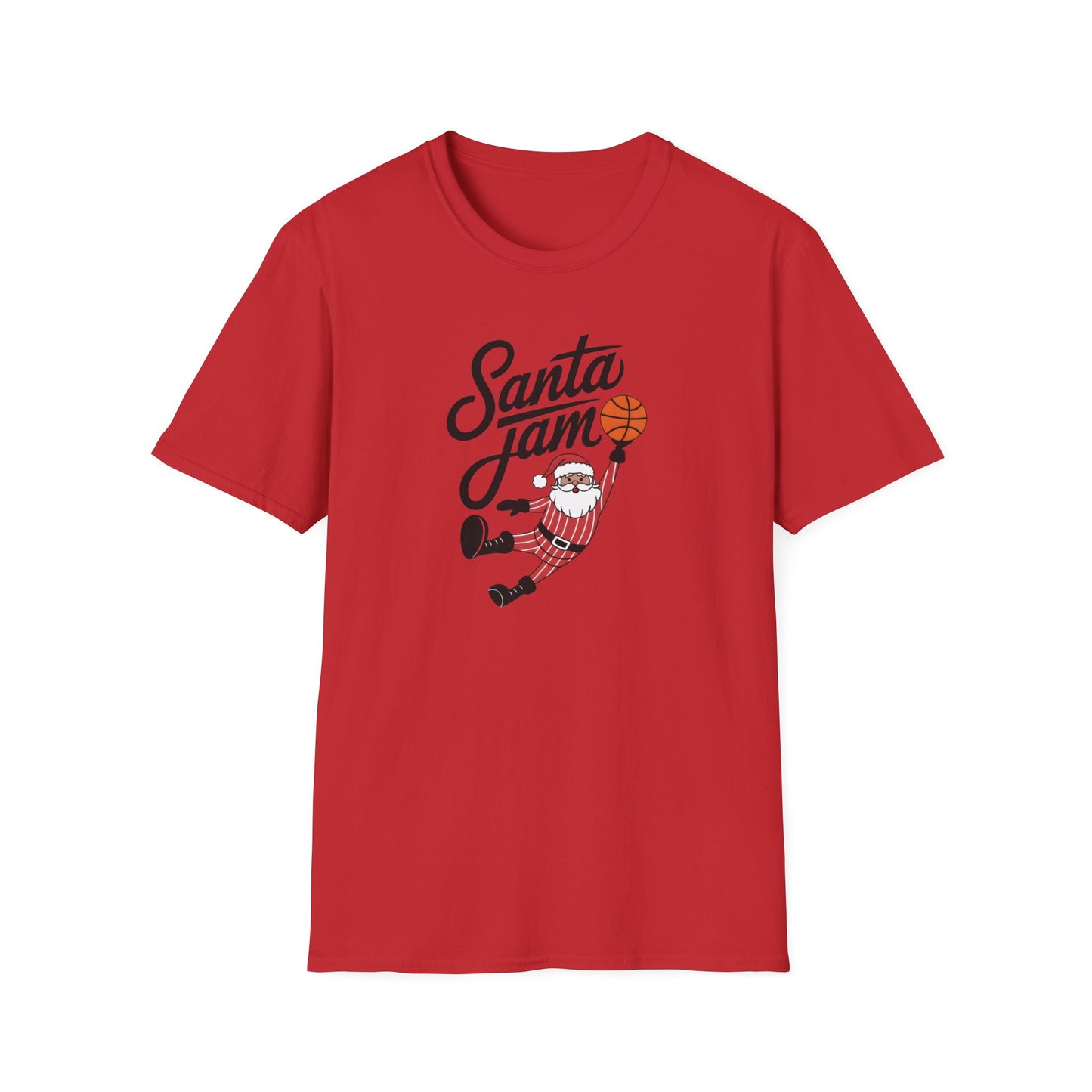 holiday sports shirt with santa