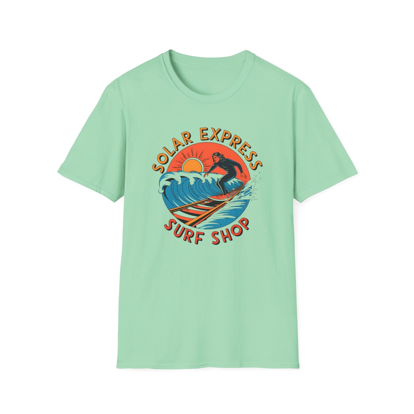 Solar Express Surf Shop Shirt, Fun Beach Shirt, Favorite Surfer Shirt|Surfer Gift|Surfer Life|Surfer Gift|Wave Runner|Retro Surf Shop