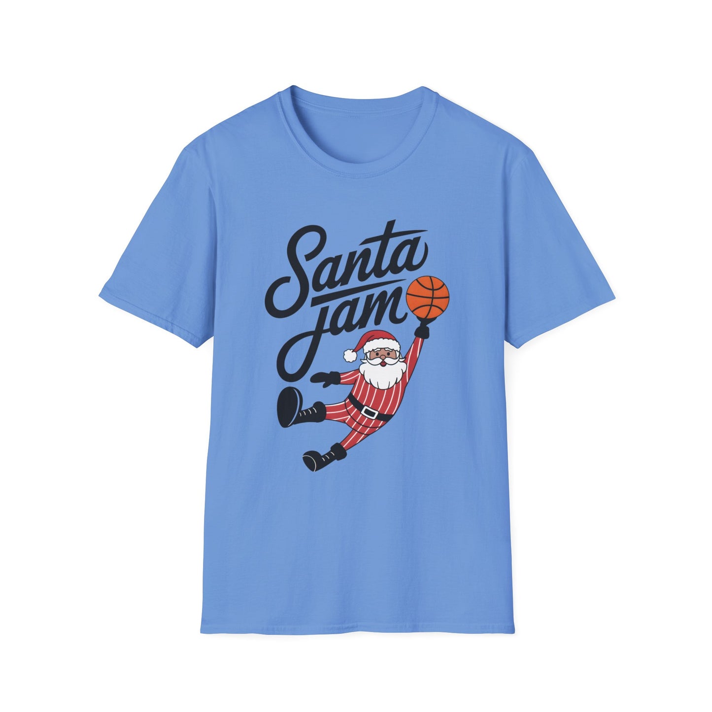 santa basketball funny shirt