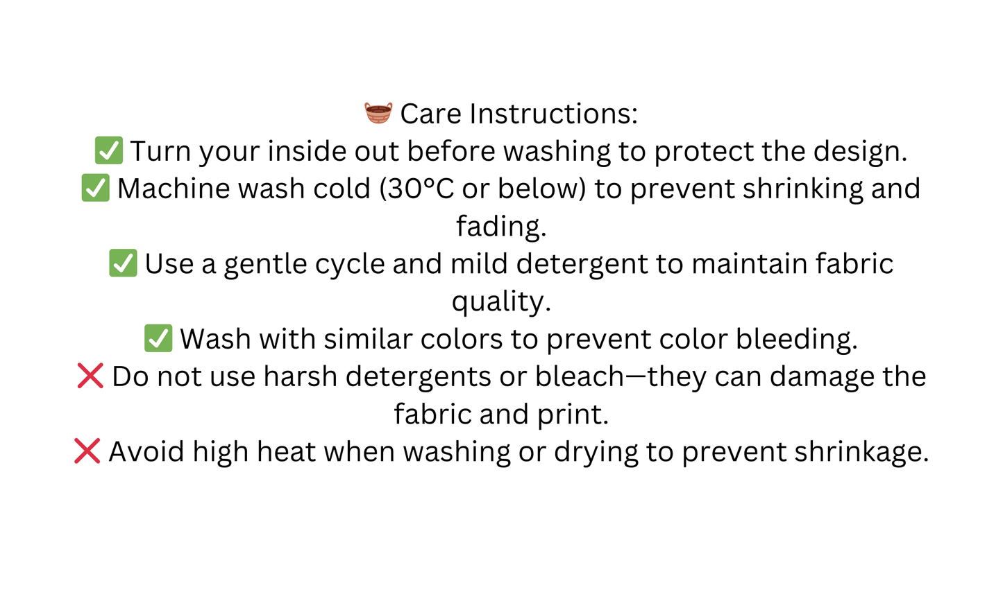 care instructions