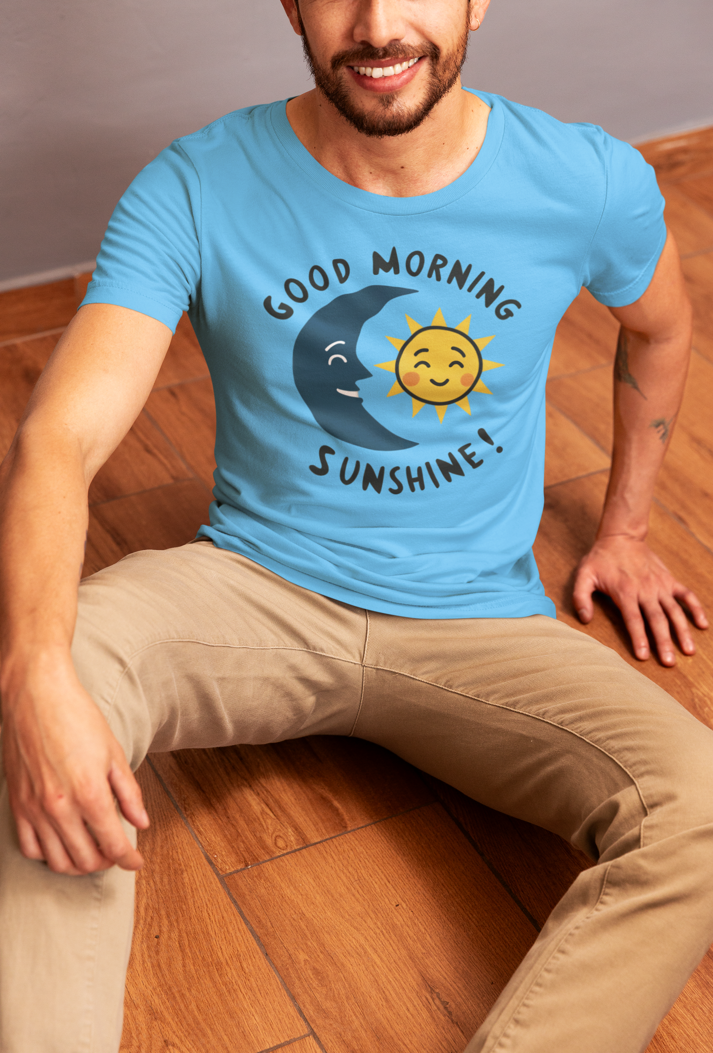 Good Morning Sunshine T-Shirt|Couples T-Shirt|Perfect Gifts For Her|Inspiration Shirts|Moon Shirt