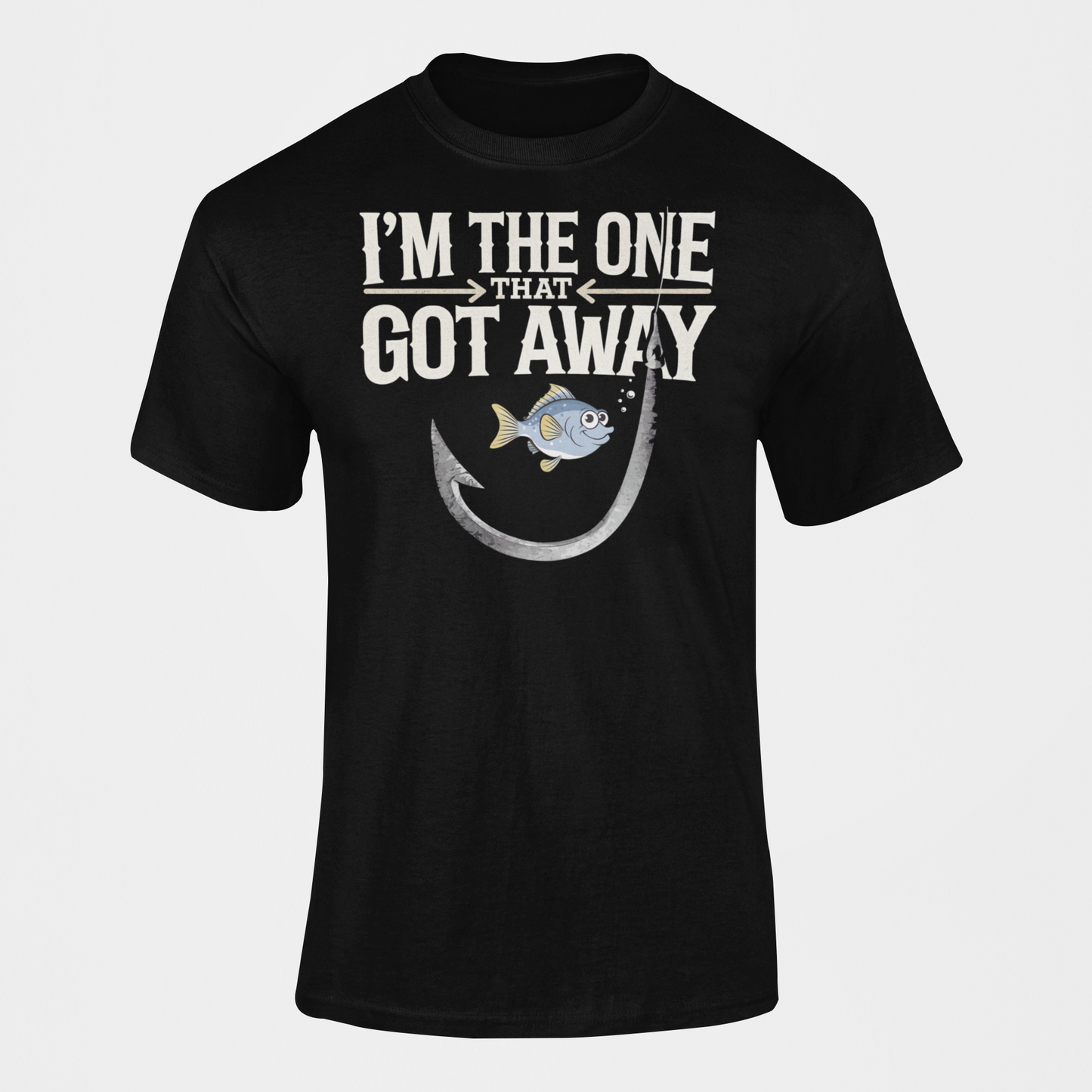 I'm The One That Got Away Angler Shirt with fish hook