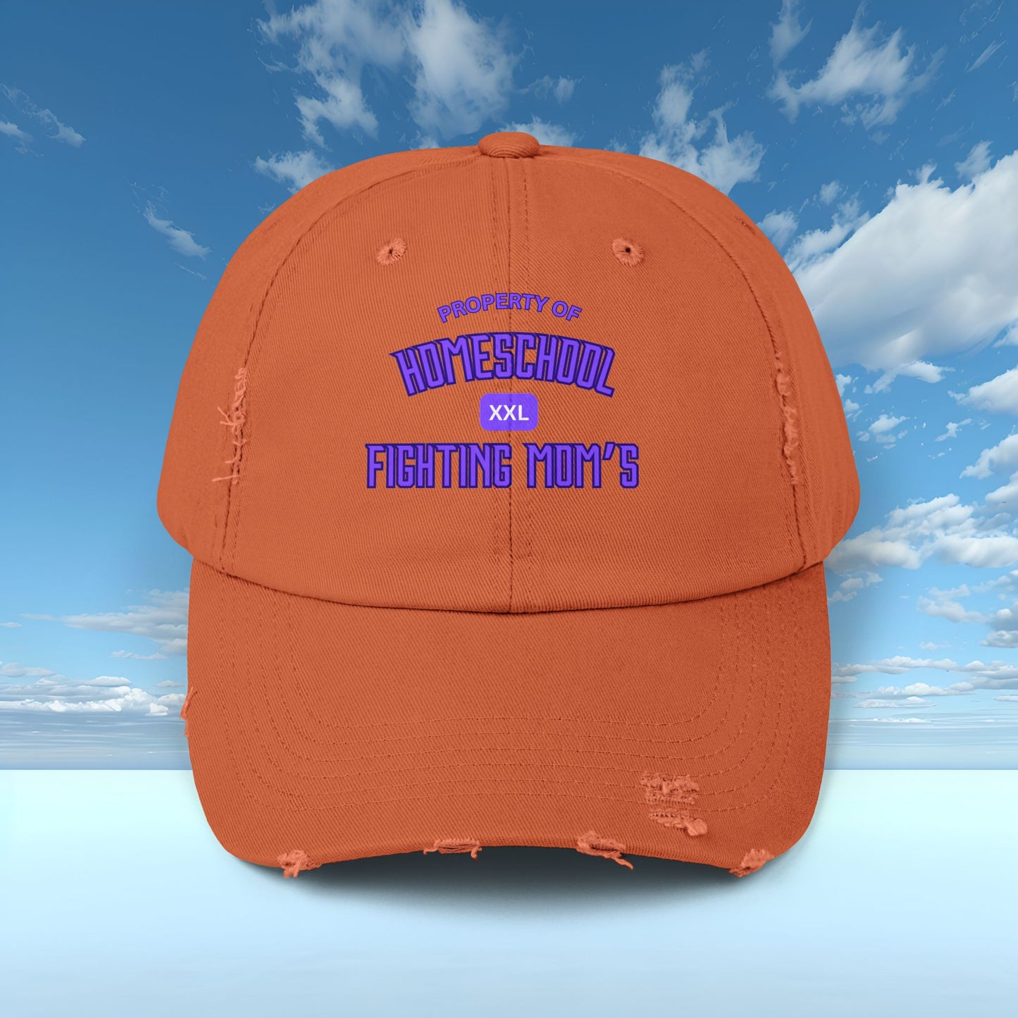 homeschool embrodery on hat
