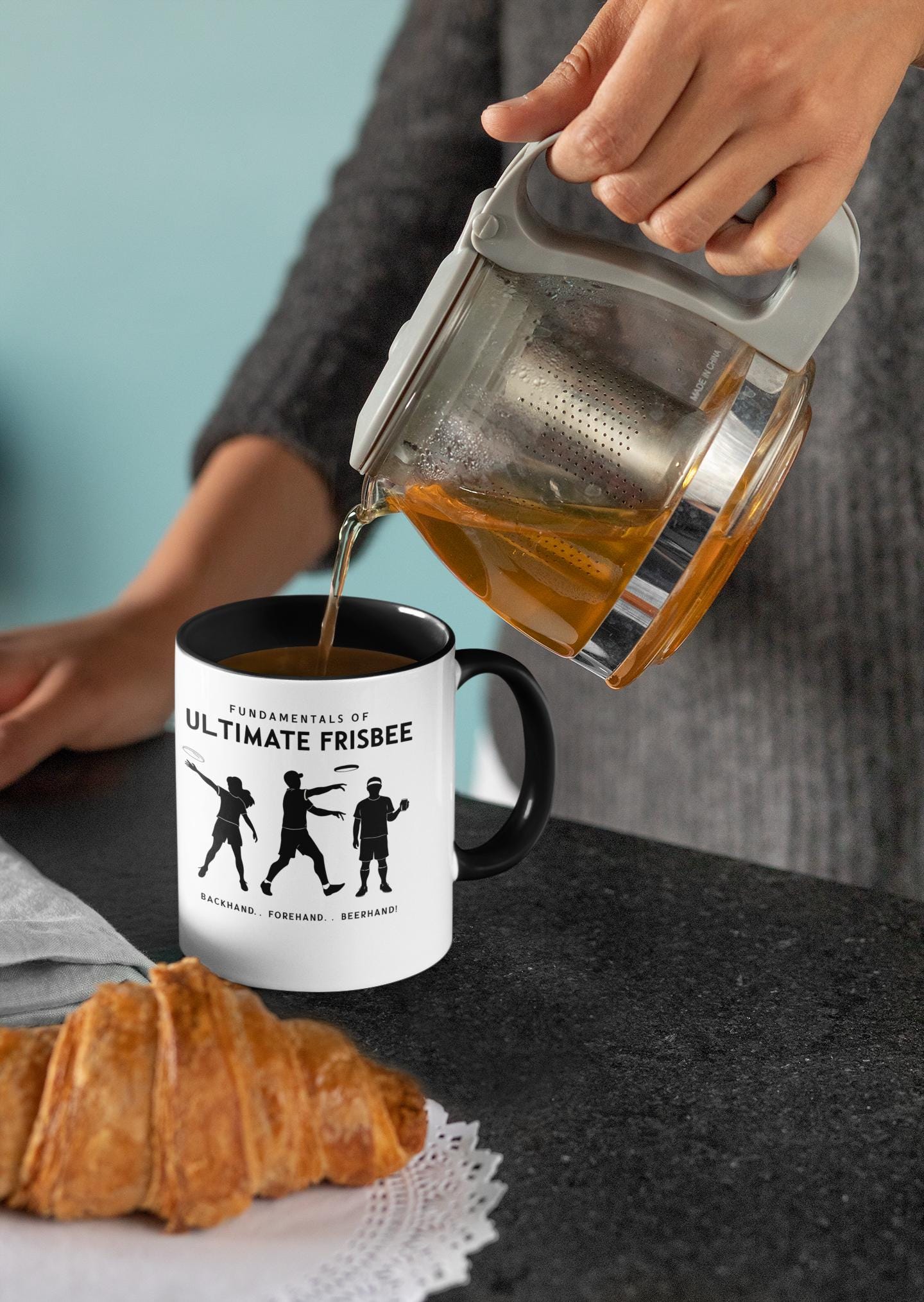 Fundamentals Of Ultimate Frisbee Coffee Beer Mug|Ultimate Frisbee Gifts|Disc Golf|Best Ultimate Frisbee Gift|Favorite Ultimate Player"Perfec