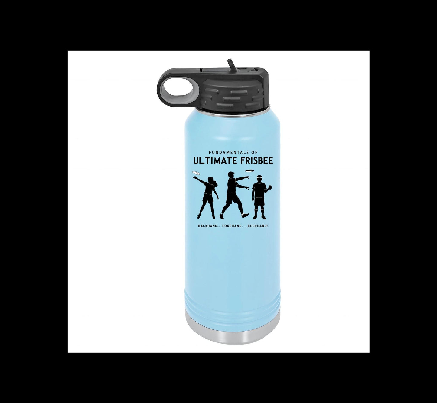 funny frisbee bottle