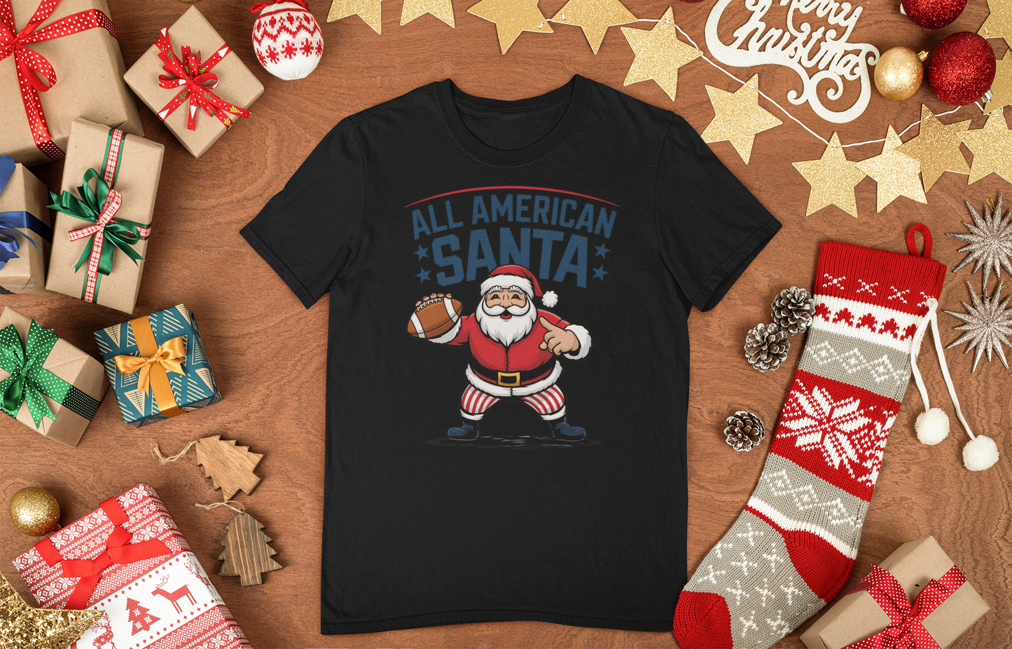 patriotic football shirt