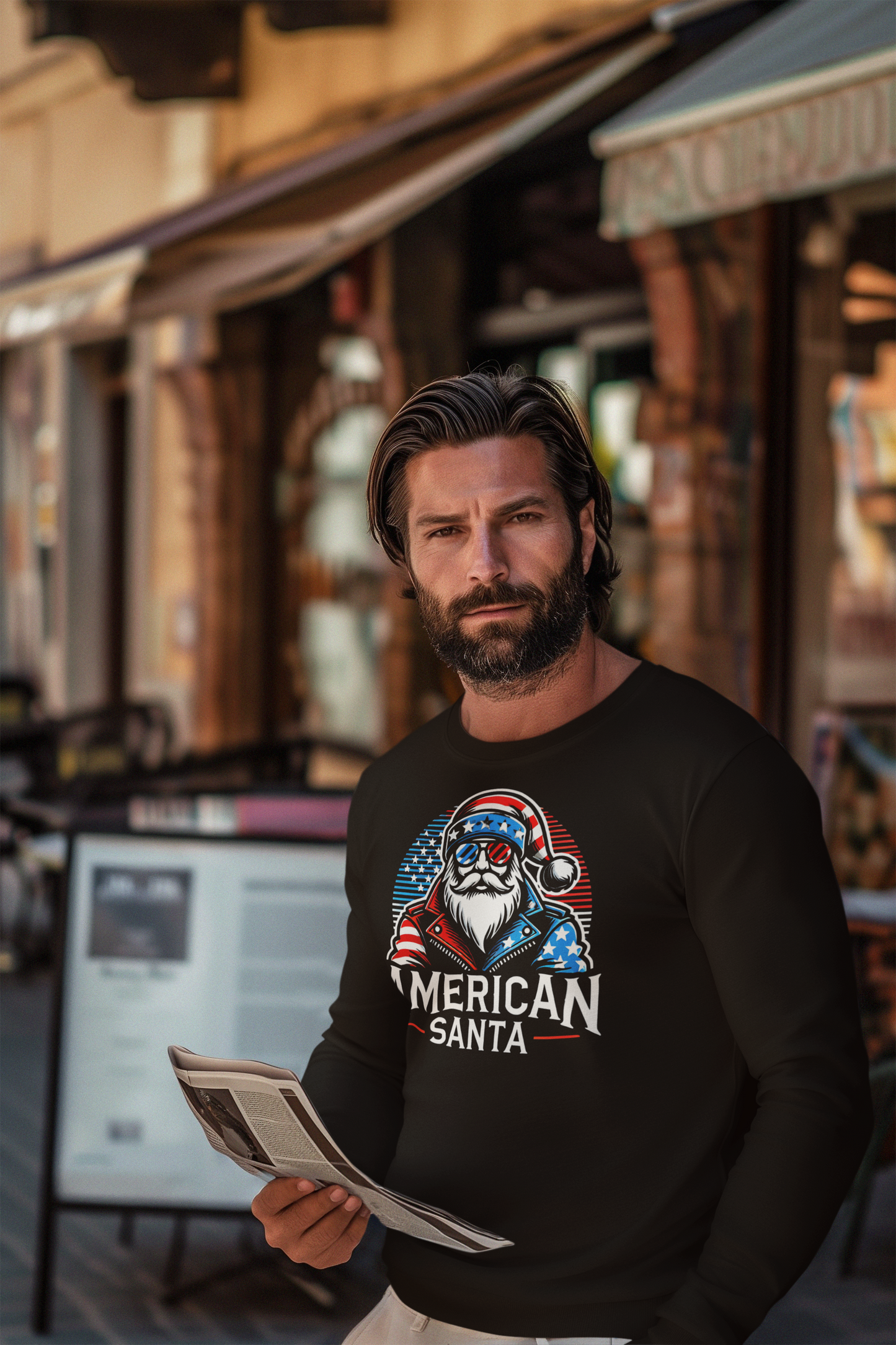 biker holiday party shirt