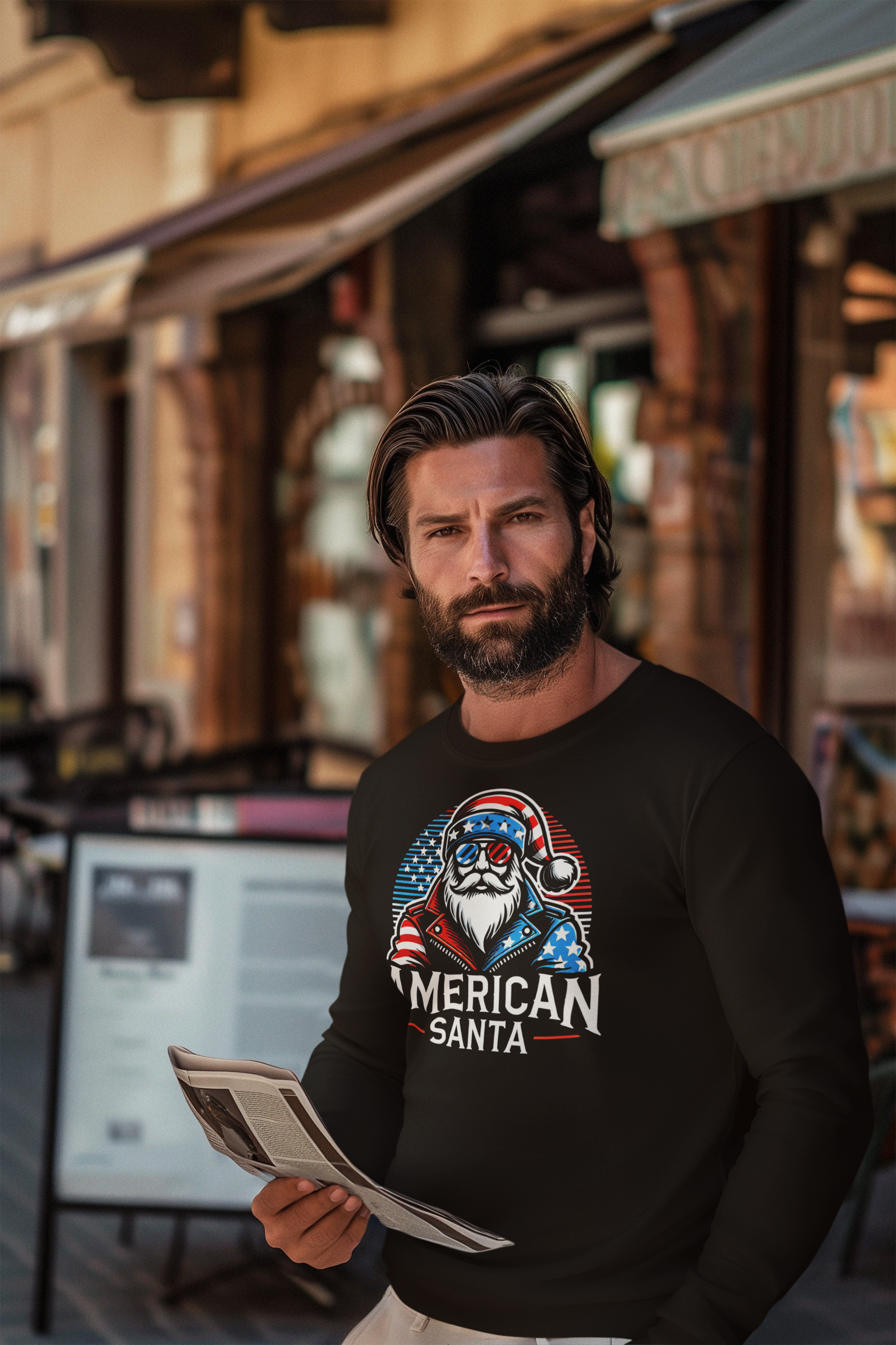 biker holiday party shirt
