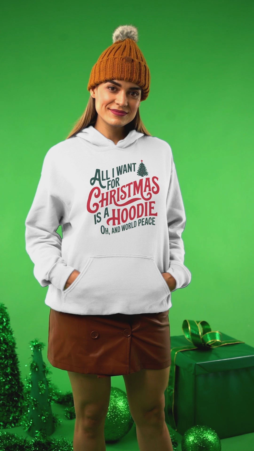 All I Want For Christmas Hoodie with video