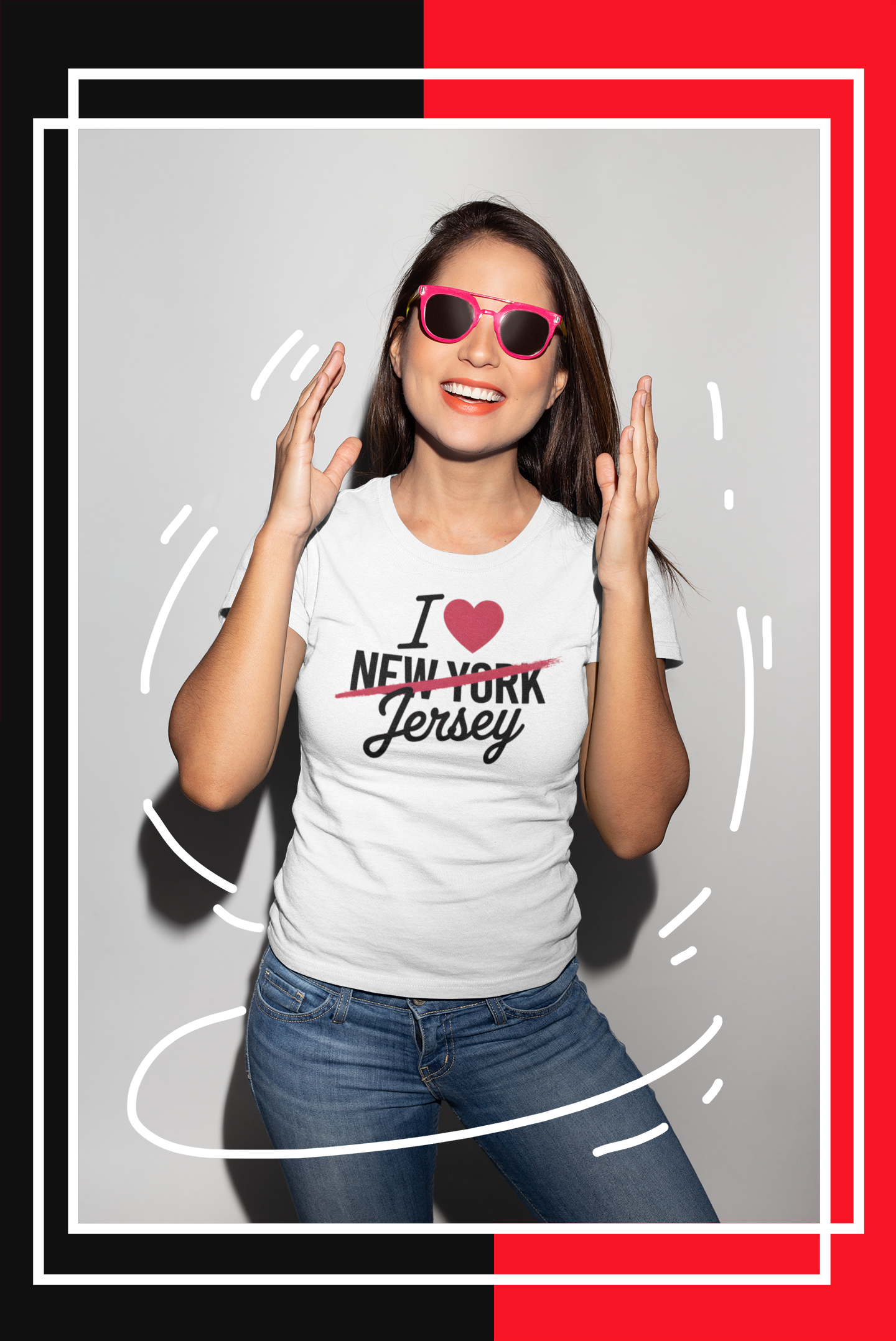 jersey lovers I Love Jersey T Shirt