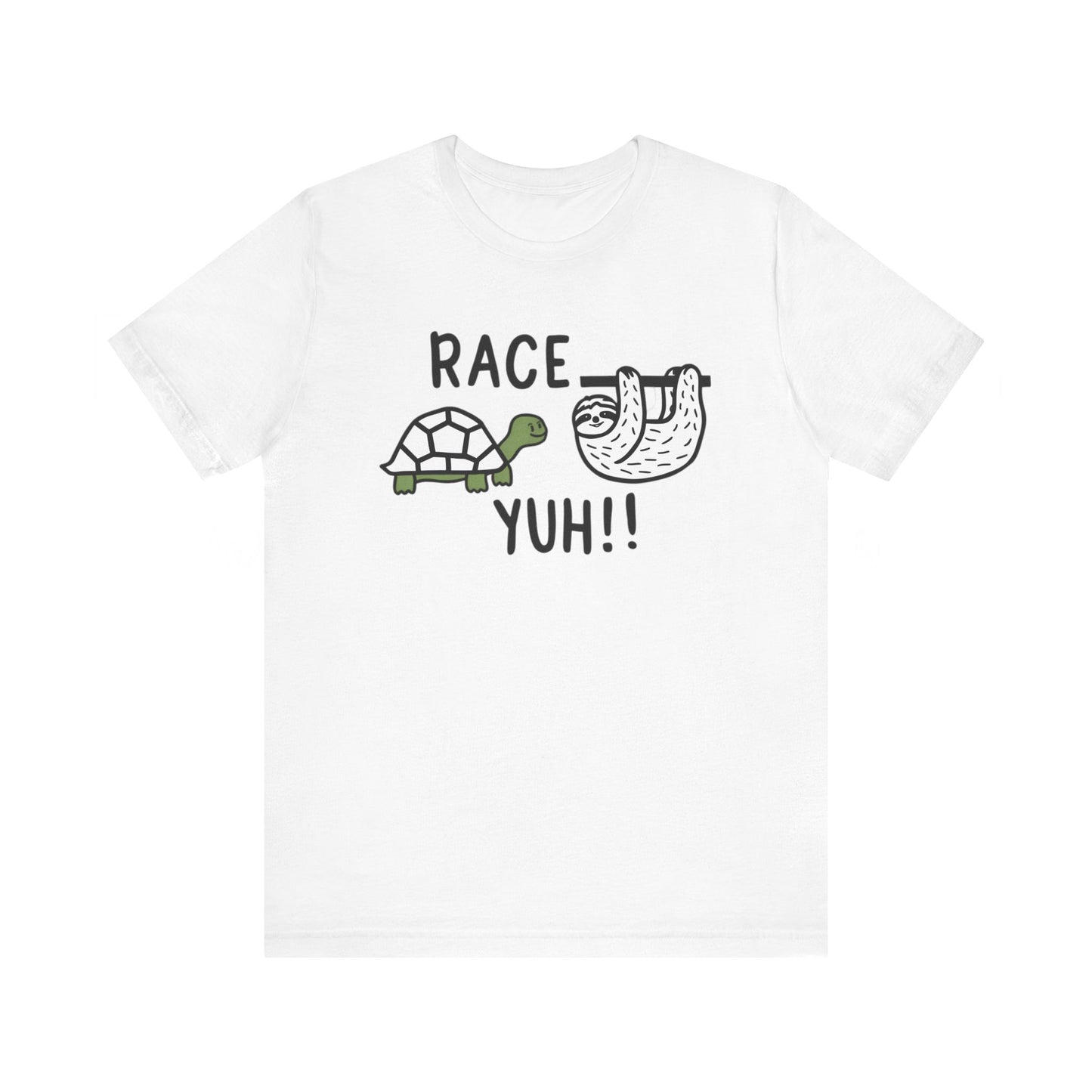 tortoise vs sloth race yuh shirt