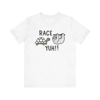 tortoise vs sloth race yuh shirt
