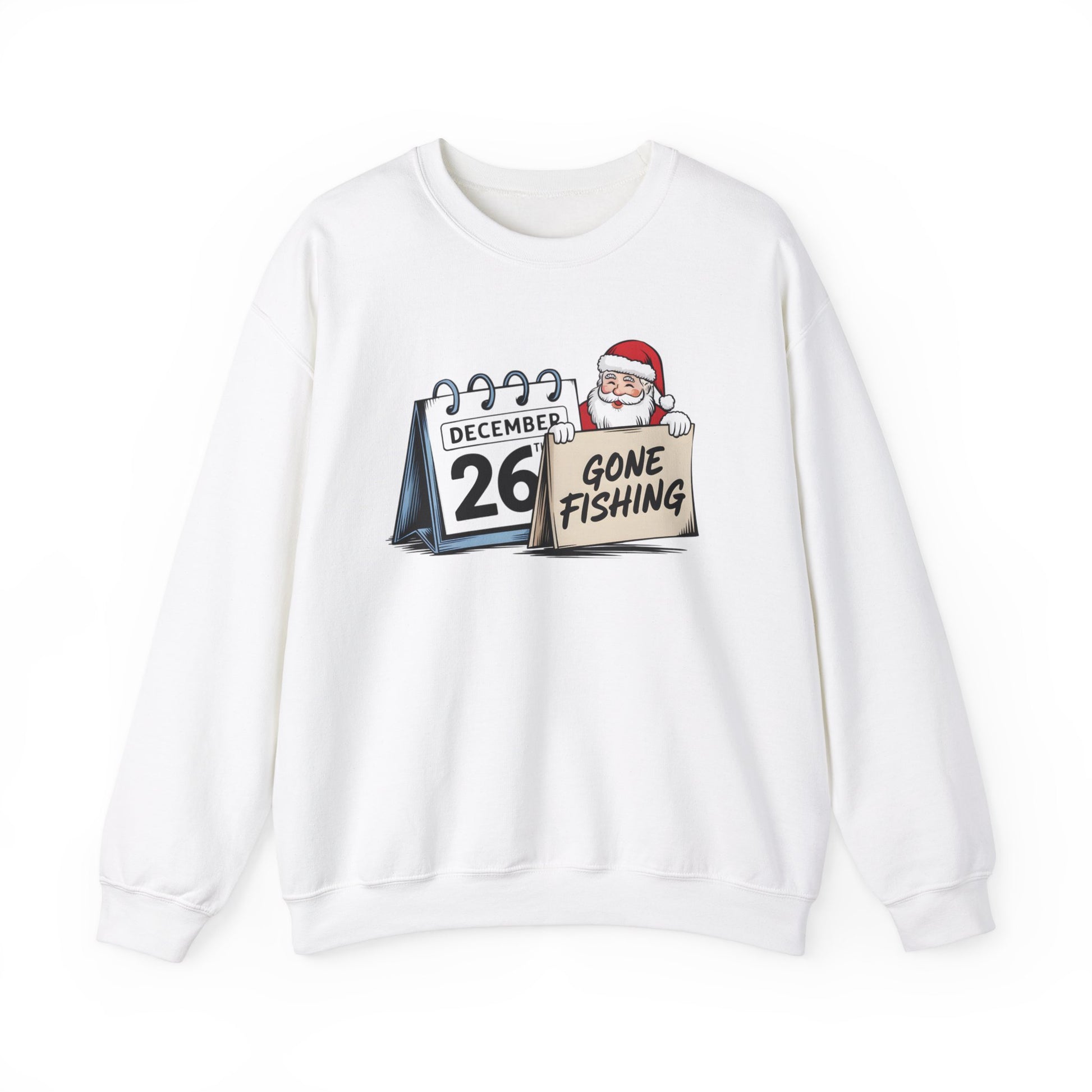 Gone Fishing Santa fishing lover sweatshirt