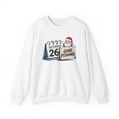 Gone Fishing Santa fishing lover sweatshirt