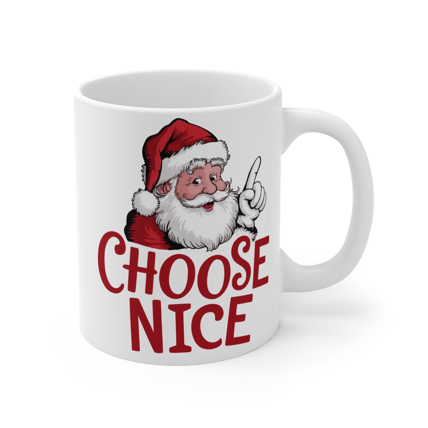 Choose Nice Santa Helpers Kids Mug 11 oz