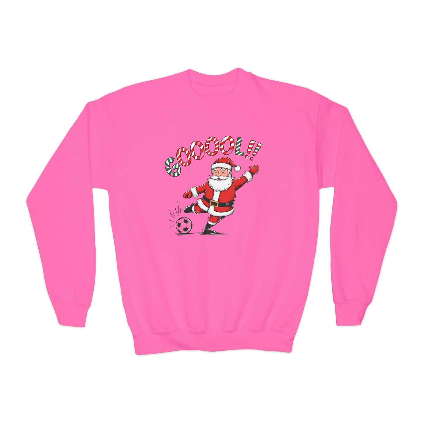 funny soccer santa