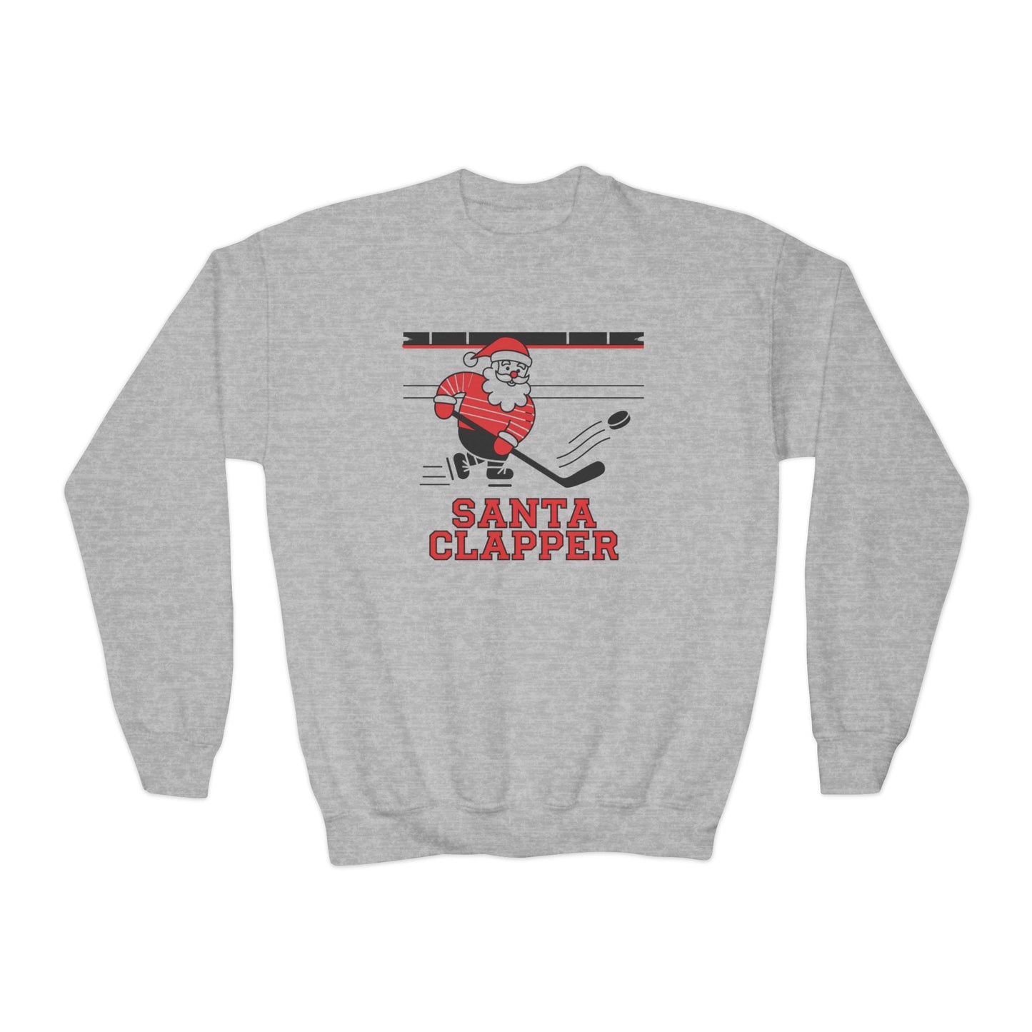 Santa one timer kids sweatshirt santa clapper funny 