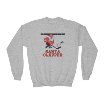 Santa one timer kids sweatshirt santa clapper funny 