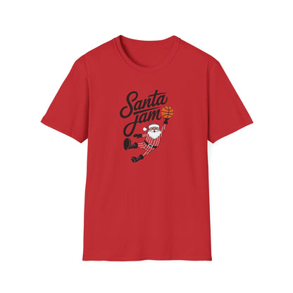 holiday sports shirt with santa

