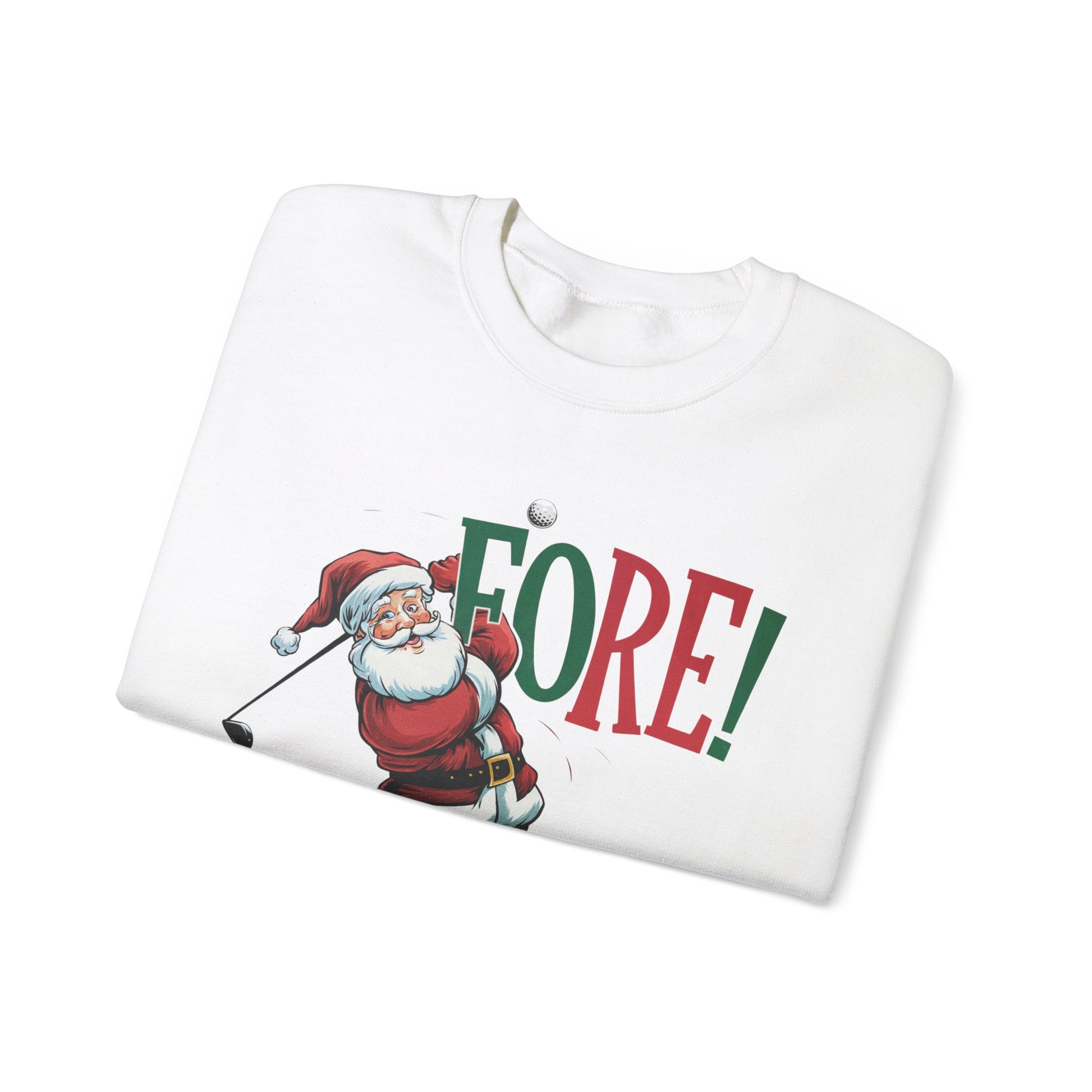 funny golf santa