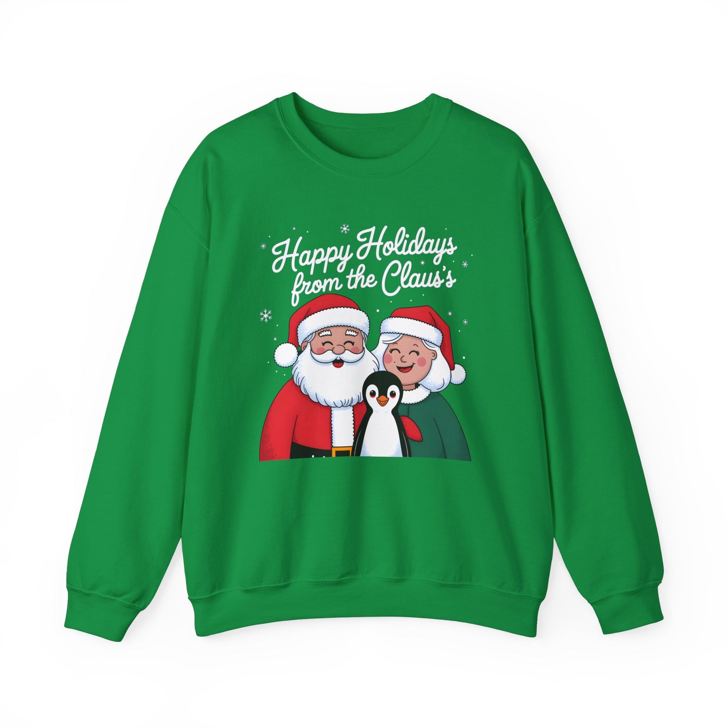 seasons greeting card from Santa Mrs Claus