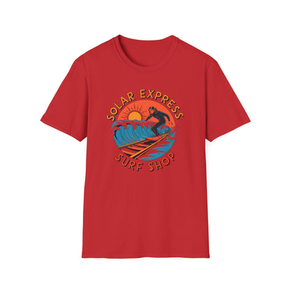 Solar Express Surf Shop Shirt, Fun Beach Shirt, Favorite Surfer Shirt|Surfer Gift|Surfer Life|Surfer Gift|Wave Runner|Retro Surf Shop