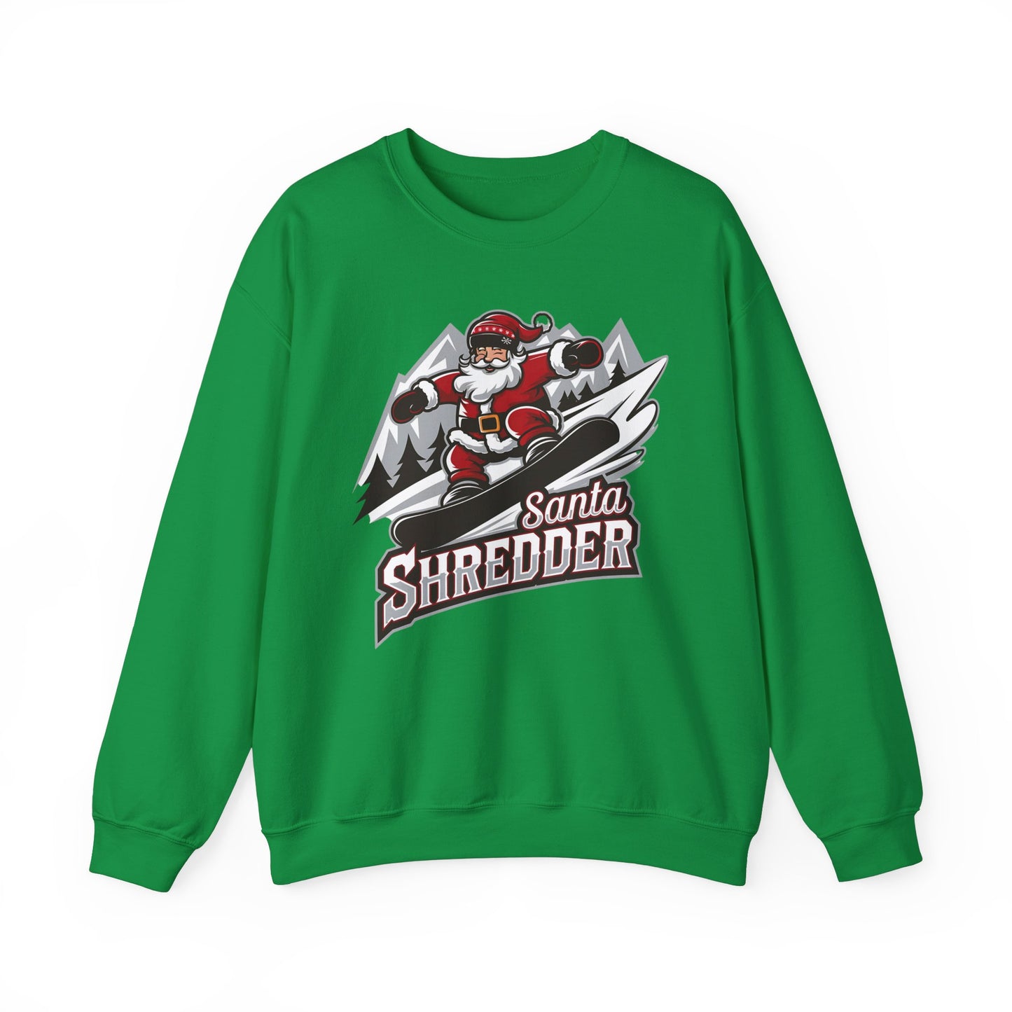 funny skier santa shirt