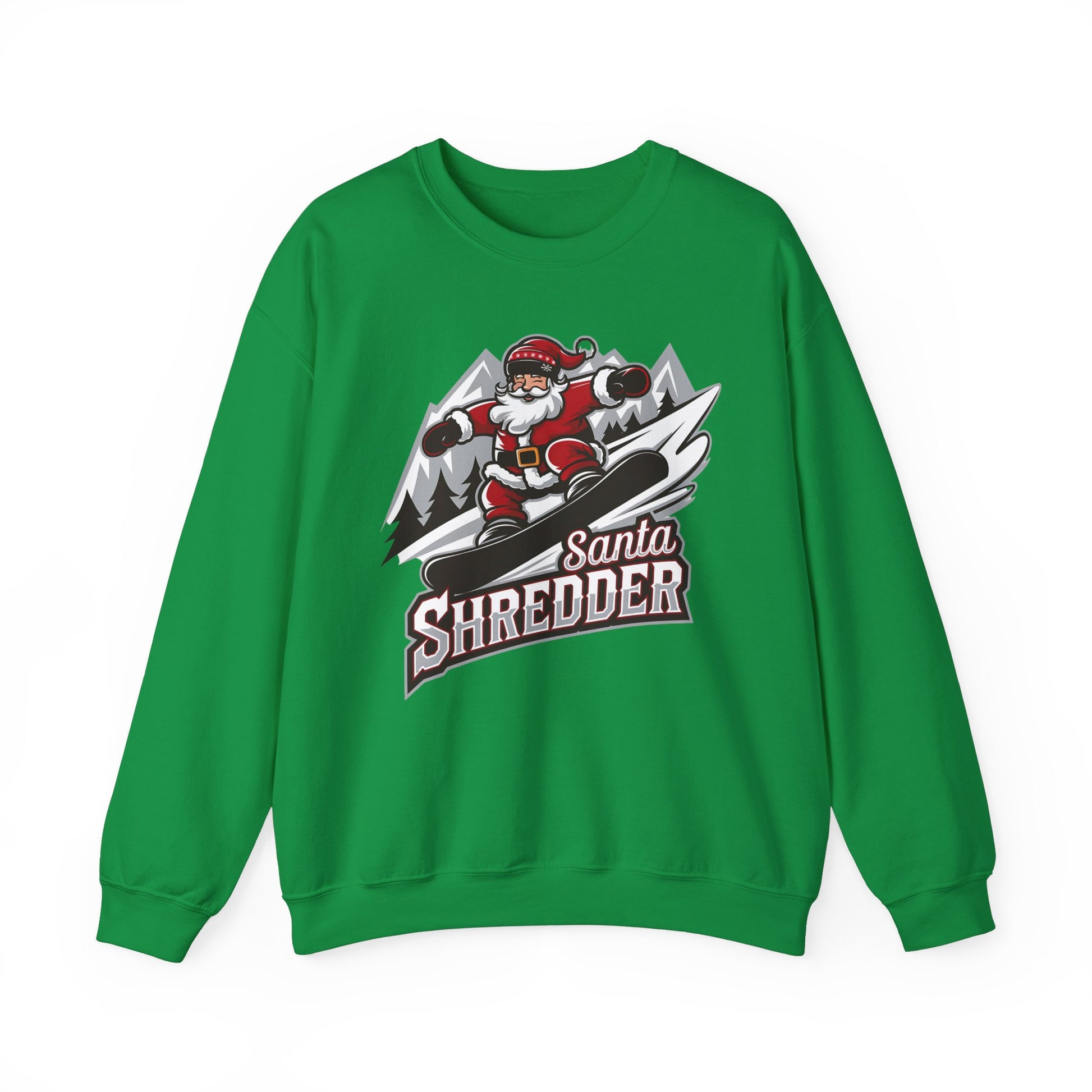 funny skier santa shirt