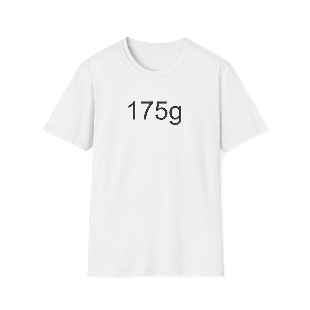 175g ultimate frisbee shirt with caption 175g