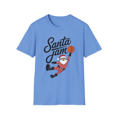 santa basketball funny shirt
