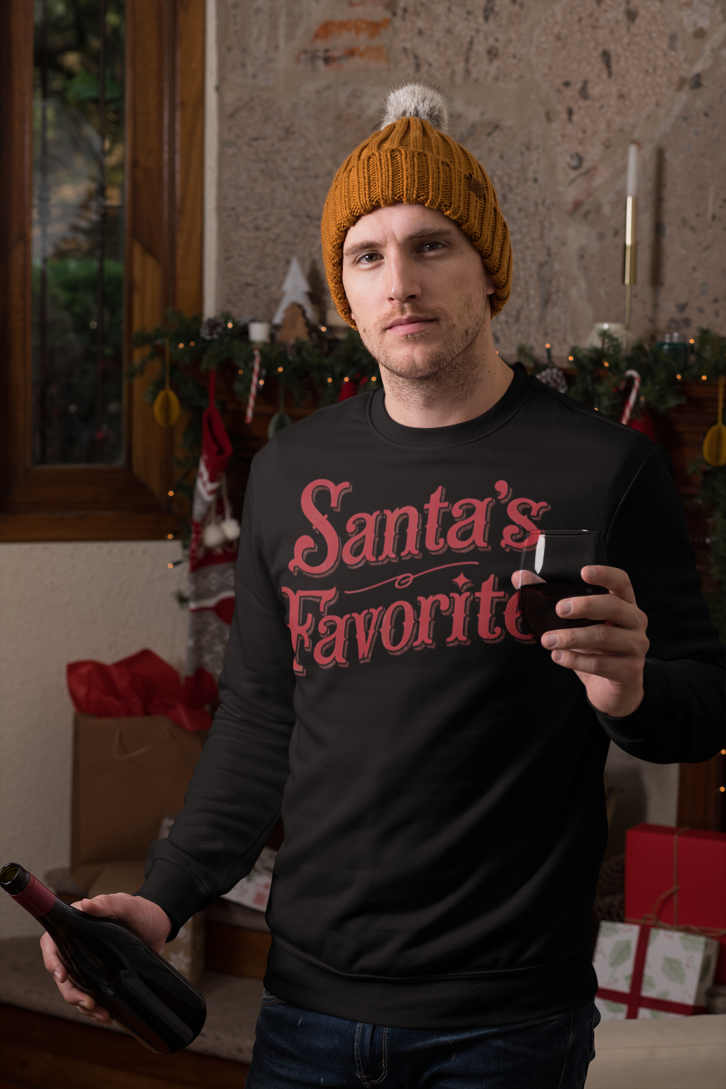 Santa's Claus favorite sweatshirt  gift for him