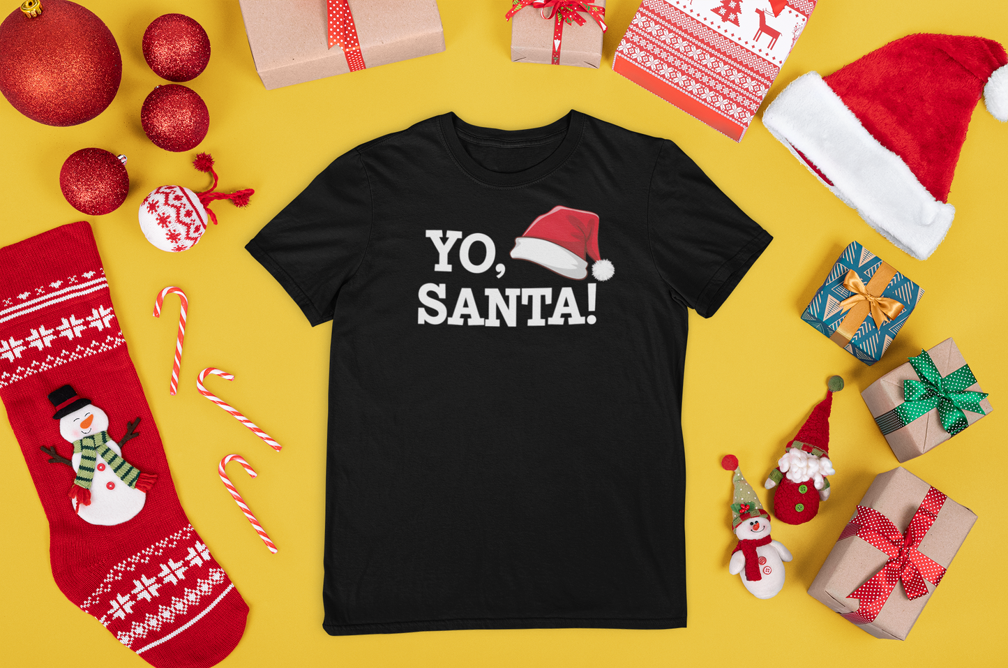 yo santa shirt