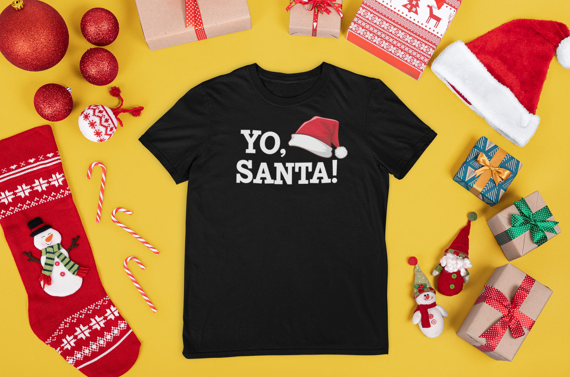 yo santa shirt