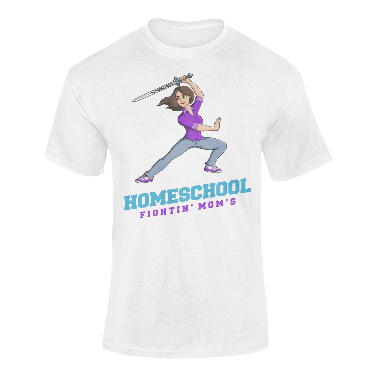 Homeschool Fighting Mom's™ T-Shirt|Homeschool Gifts|Homeschool Mom's|Homeschoolers|Homeschool Dad