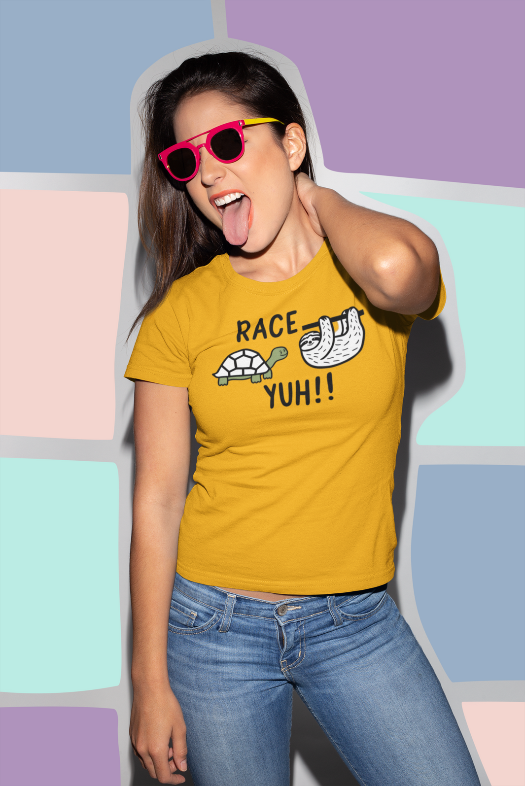 race yuy tortoise vs hare turtle funny shirt
