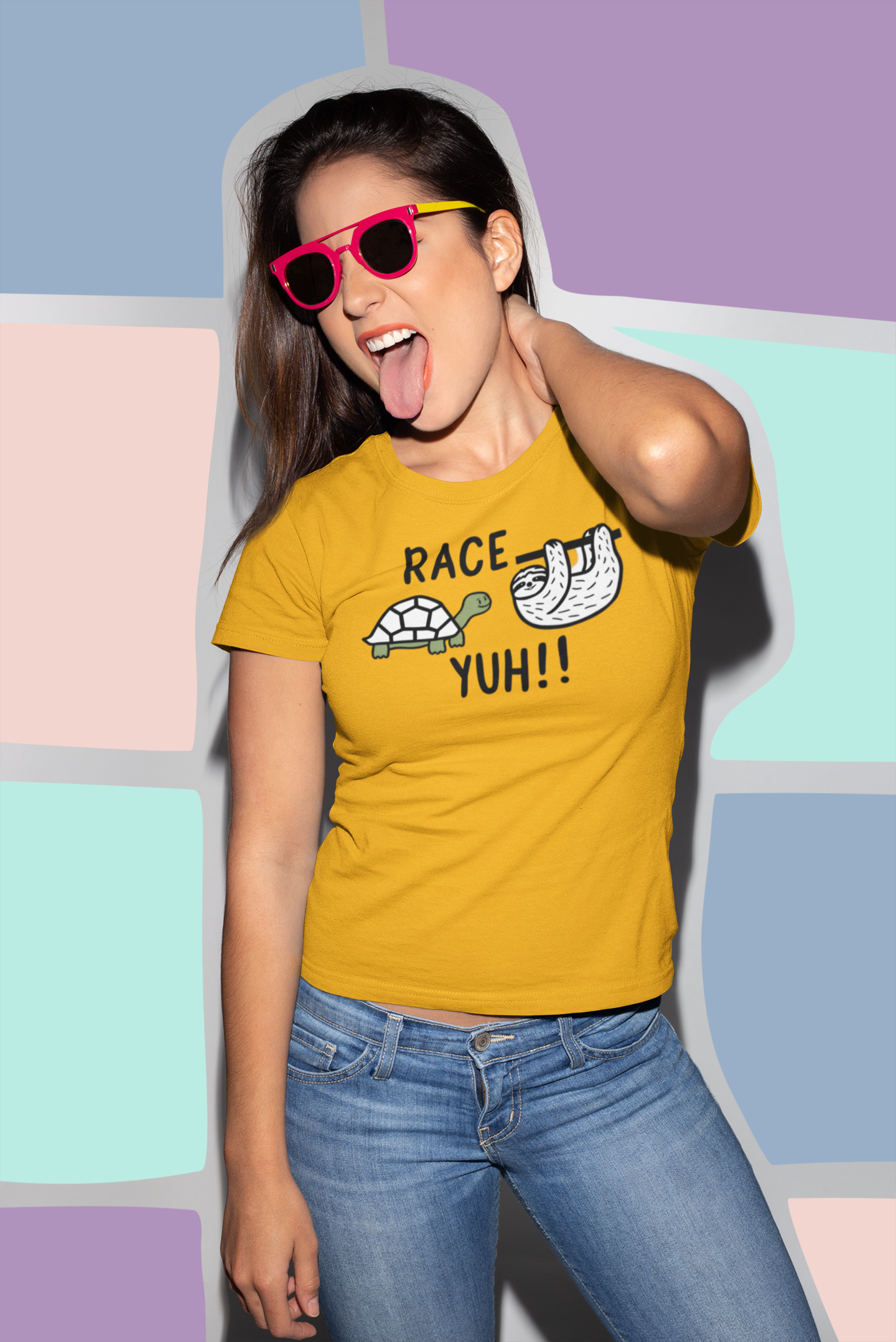 race yuy tortoise vs hare turtle funny shirt