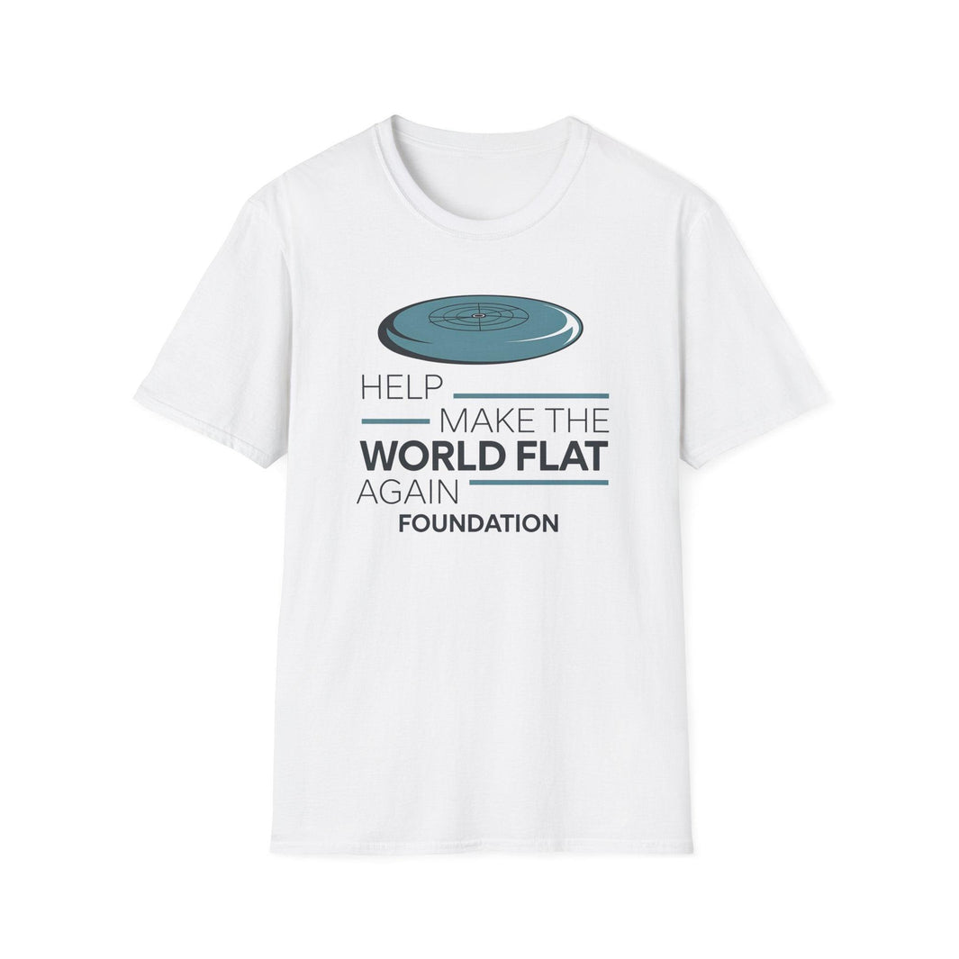 ultimate  frisbee help make the world flat again foundation showcasing a frisbee 