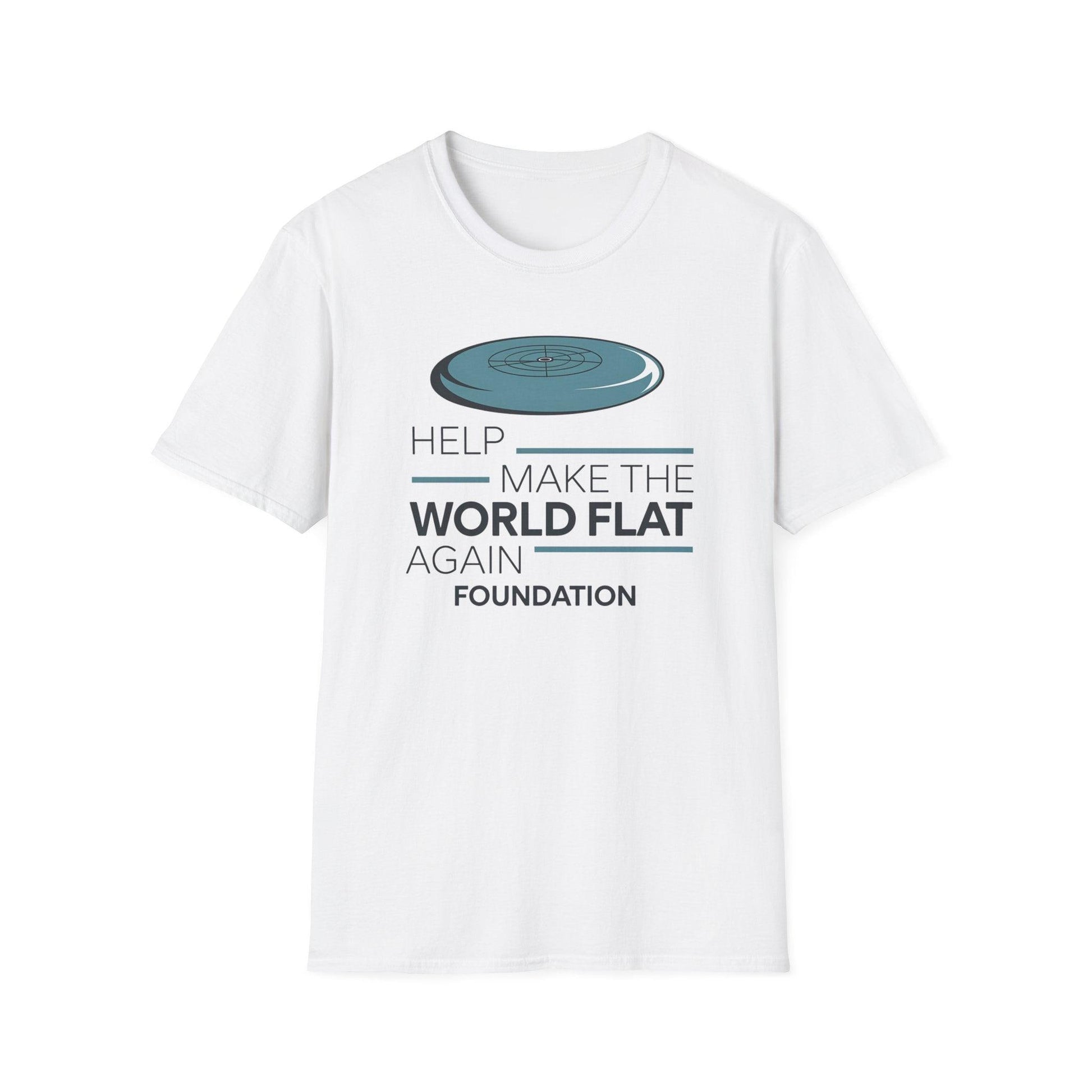 ultimate  frisbee help make the world flat again foundation showcasing a frisbee 