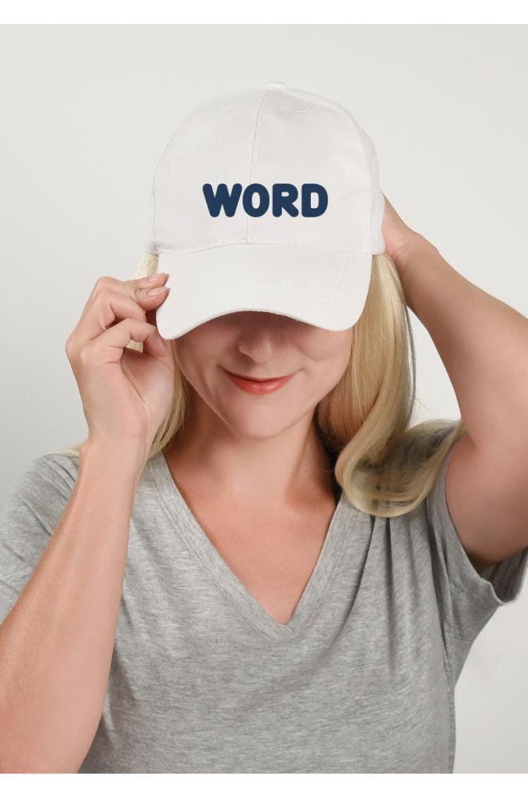 Word hat for teacher