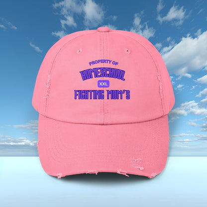homeschool embroidery on hat