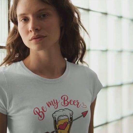 Be My Beer Valentine Shirt,Couples Shirt,Girlfriend Gift,Funny Valentines Shirt,Be My Valentine,Favorite Valentine Gift,Couples Shirt