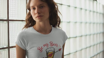 Be My Beer Valentine Shirt,Couples Shirt,Girlfriend Gift,Funny Valentines Shirt,Be My Valentine,Favorite Valentine Gift,Couples Shirt