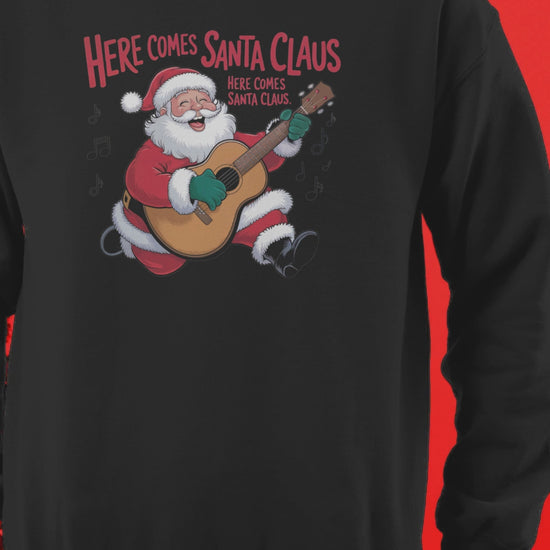 Here Come Guitar Santa Gift