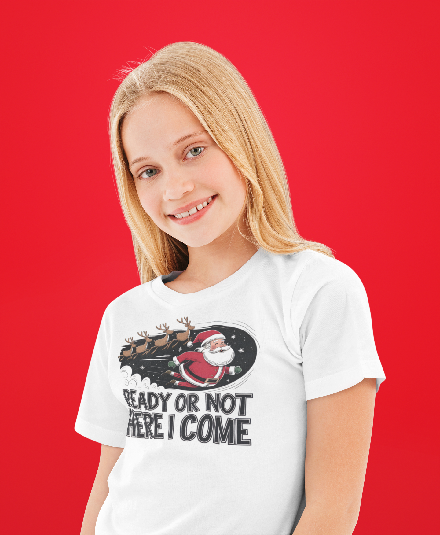 Ready Or Not Christmas Kids Shirt
