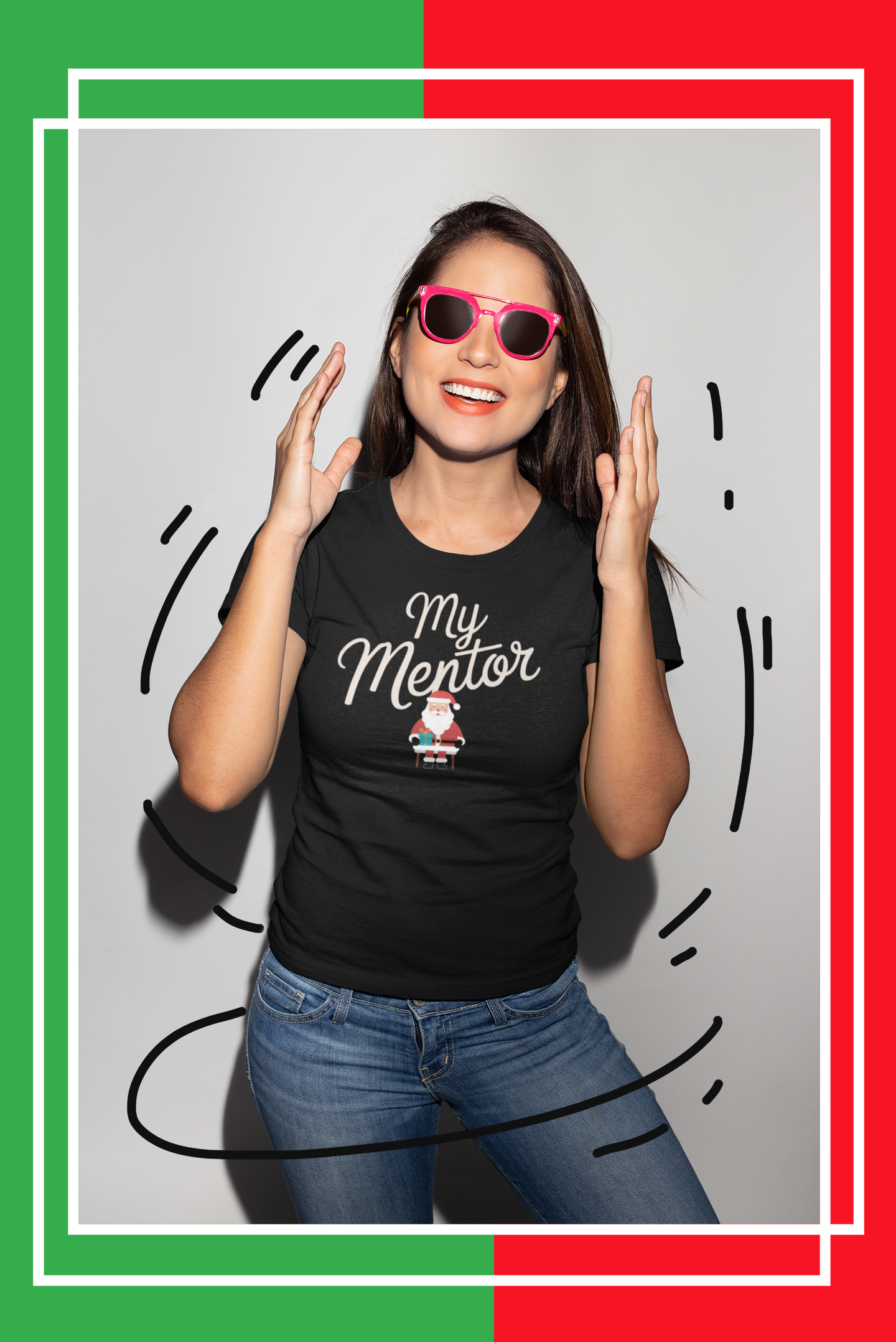 santa mentor shirt